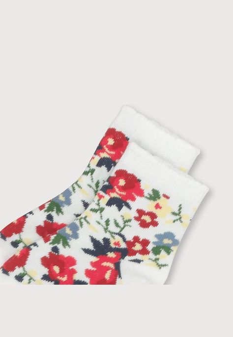 Calcetines Niña Rojo (6M a 6A) OPALINE-3