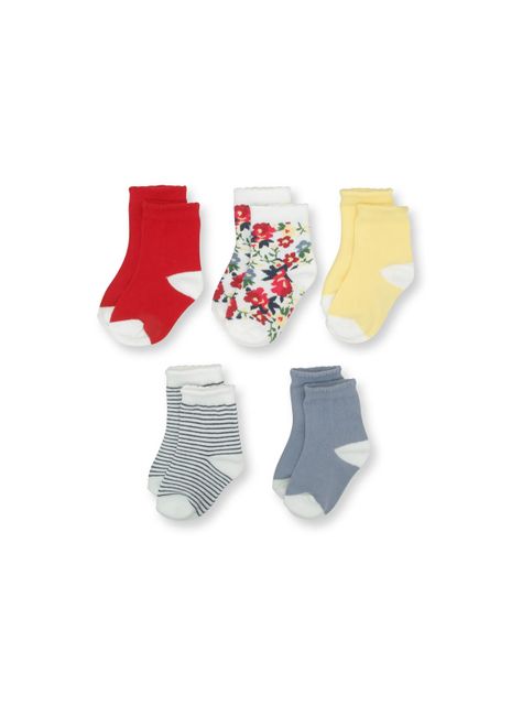 Calcetines Niña Rojo (6M a 6A) OPALINE-0