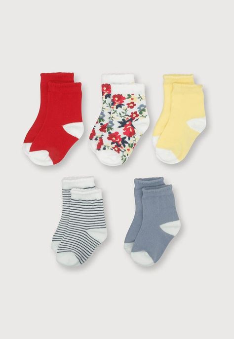 Calcetines Niña Rojo (6M a 6A) OPALINE-4