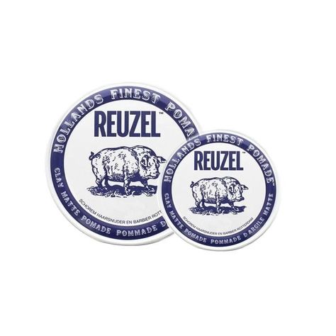 Set Pomadas Clay Matte 113grs + 35gr Reuzel-0