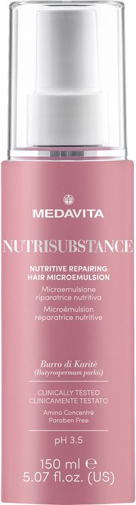 Pack Medavita Shampoo nutricion 250ml + Mascara nutricion 150ml + Leave in  reparativa nutritiva-3
