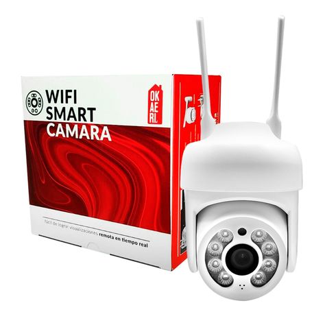 Cámara Ip Con Sensor De Movimiento Impermeable Wifi Full Hd-0