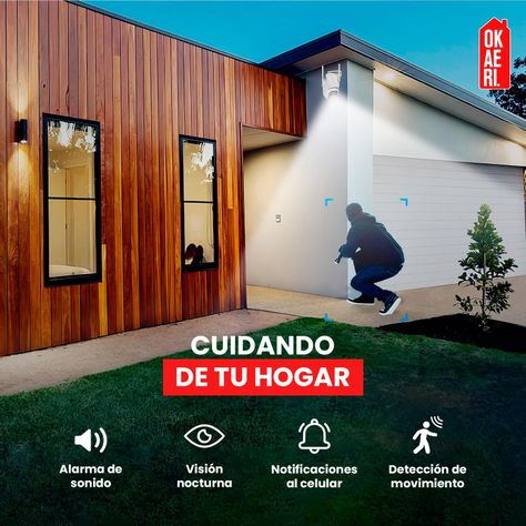 Cámara Ip Con Sensor De Movimiento Impermeable Wifi Full Hd-3
