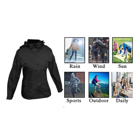 Chaqueta Cortaviento Impermeable Mujer-7