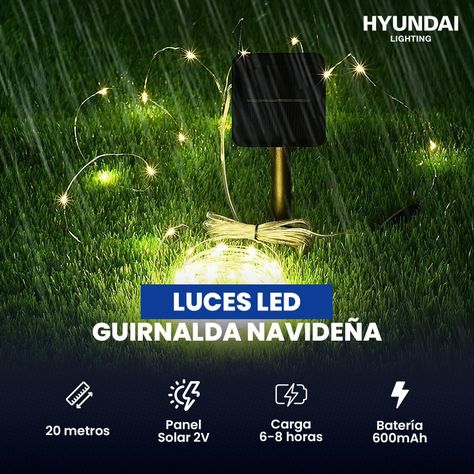 GUIRNALDA SOLAR LUCES HADA DECORATIVA 200 LED 20MTS CALIDA-2
