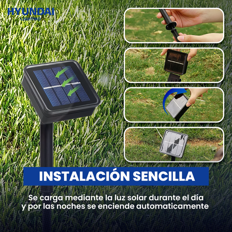 GUIRNALDA SOLAR LUCES HADA DECORATIVA 200 LED 20MTS CALIDA-3
