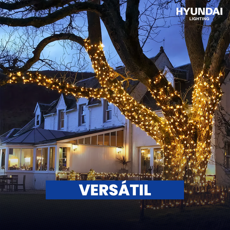 GUIRNALDA SOLAR LUCES HADA DECORATIVA 200 LED 20MTS CALIDA-4