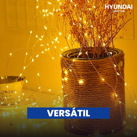GUIRNALDA SOLAR LUCES HADA DECORATIVA 200 LED 20MTS CALIDA-8