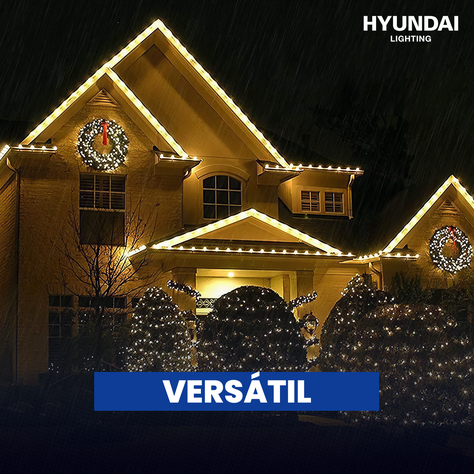 GUIRNALDA SOLAR LUCES HADA DECORATIVA 200 LED 20MTS CALIDA-9