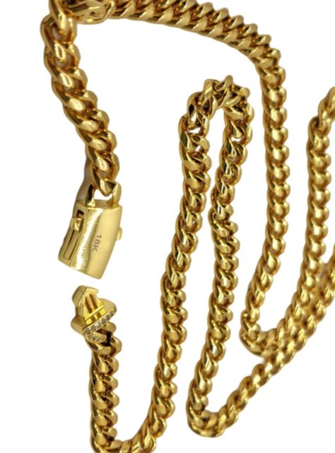 Cadena Mónaco de Oro 18K Laminado Tejido Cubana-4