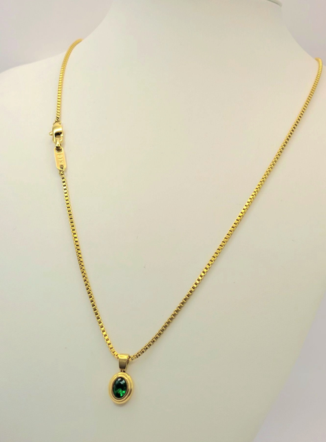 Cadena de Oro Laminado 18k Tejido Veneciano-5