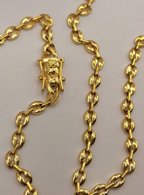 Cadena Oro Laminado Tejido Gucci con Broche Cajón -1