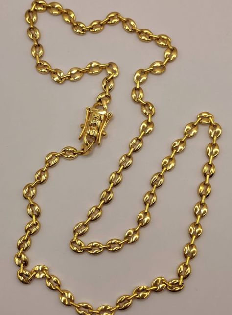 Cadena Oro Laminado Tejido Gucci con Broche Cajón -3
