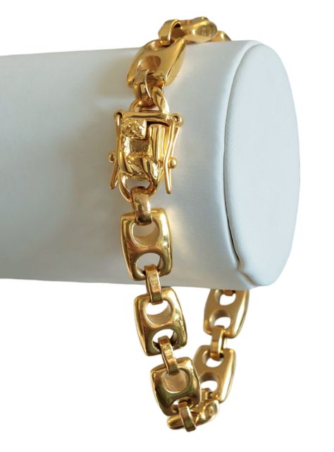 Pulsera ORO 18K Laminado Tejido GUCCI Grosor 10MM -0