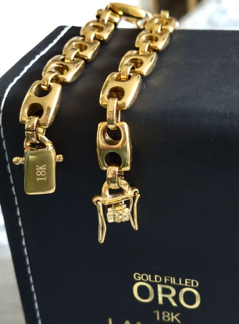 Pulsera ORO 18K Laminado Tejido GUCCI Grosor 10MM -1