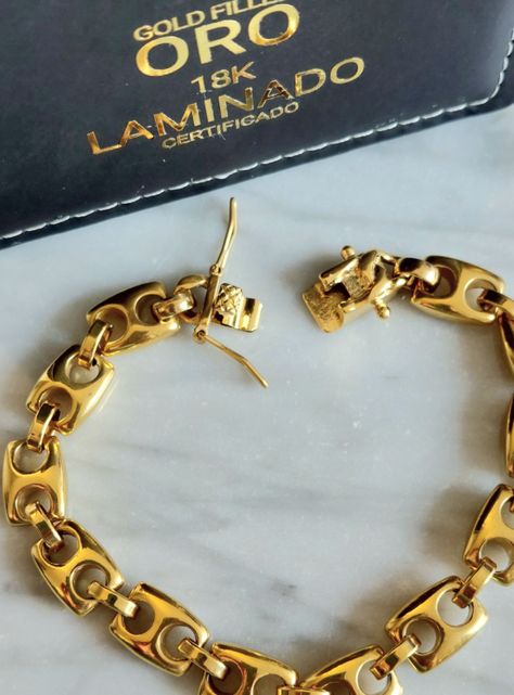 Pulsera ORO 18K Laminado Tejido GUCCI Grosor 10MM -4