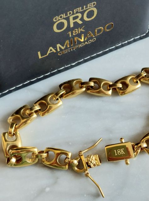 Pulsera ORO 18K Laminado Tejido GUCCI Grosor 10MM -5