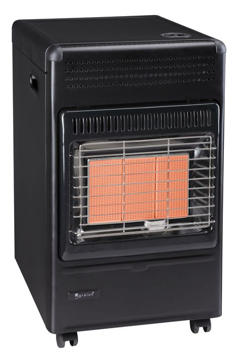 ESTUFA GAS 11-15K, MARCA GLC COLOR NEGRO.-0