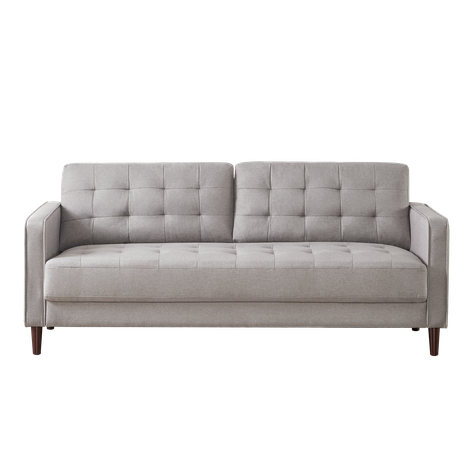 Sofá de 3 cuerpos Zinus Benton Mid-Century  Gris Piedra-0