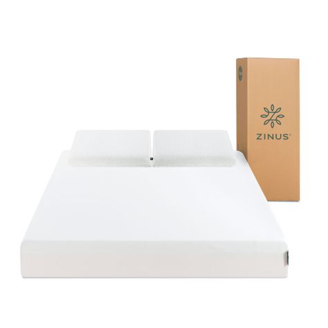 Colchón 2 Plazas Espuma Zinus Compact Memory 150x190x15cm-0