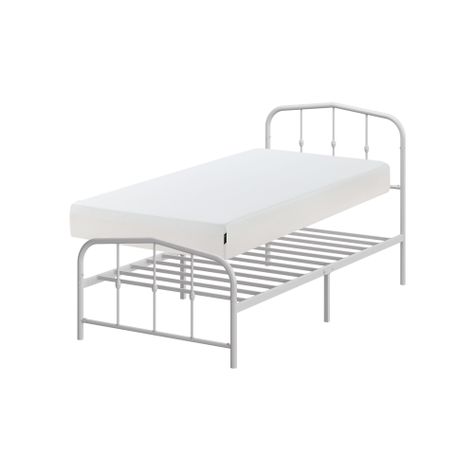 Cama Heidi Zinus Colchon Espuma 20cms 1.5 Plazas Long-1