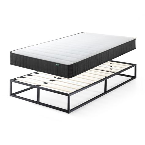 Cama Joseph Zinus Colchon Resortes Pocket 20cms 1.5 Plazas Long-0