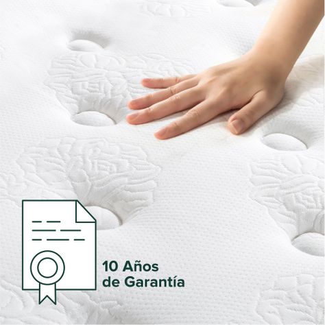 Colchón King Euro Top Híbrido Resortes Pocket Zinus 180x200x30cm-2