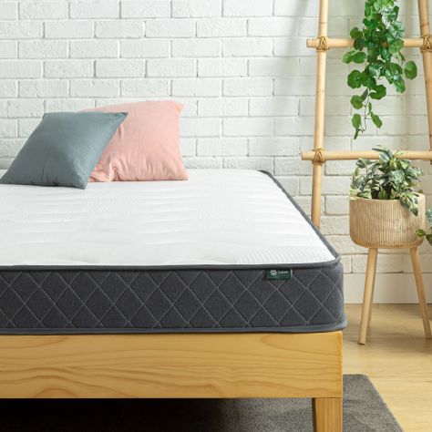 Colchón 1.5 plazas long Tight Top Resortes Bonnell Zinus 105x200x15cm-3