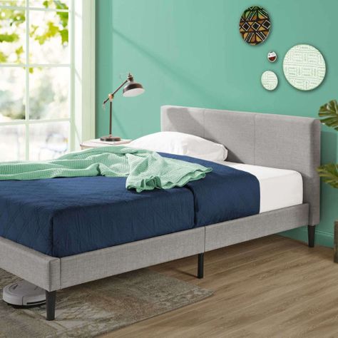 Base cama Europea respaldo Zinus 1.5 plazas long105x200x30cm-2