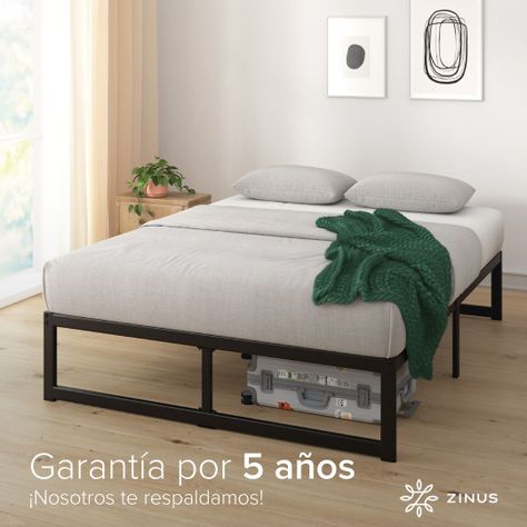 Cama Abel Zinus Colchón Espuma 2 King 25cms-8