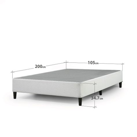 Base de cama KEENAN Zinus 1.5 plazas long 105x200x36cm-1