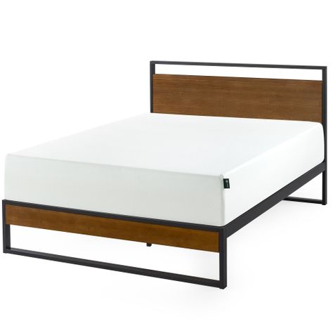 Cama Suzanne Zinus Colchon Espuma Green Tea 2 Plazas-0