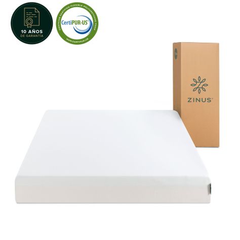 Cama Joseph Zinus Colchon Espuma 20cms 1.5 Plazas Long-4