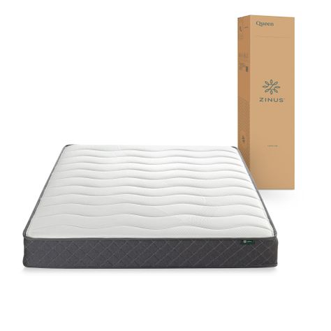 Colchón 1.5 plazas long Tight Top Resortes Bonnell Zinus 105x200x20cm-0