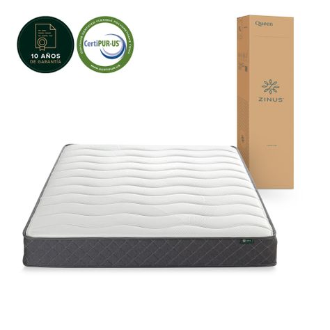 Colchón 1.5 plazas long Tight Top Resortes Bonnell Zinus 105x200x20cm-8