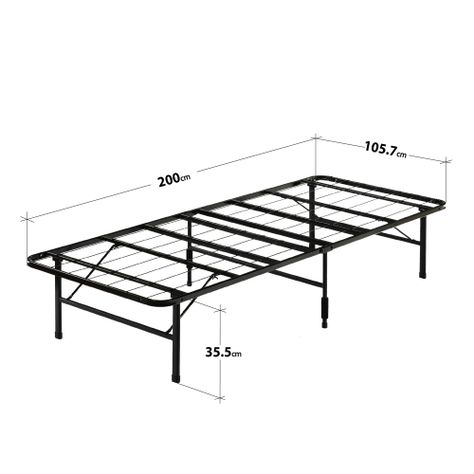Base de cama SHAWN Zinus 1.5 plazas long 105x200x36cm-1