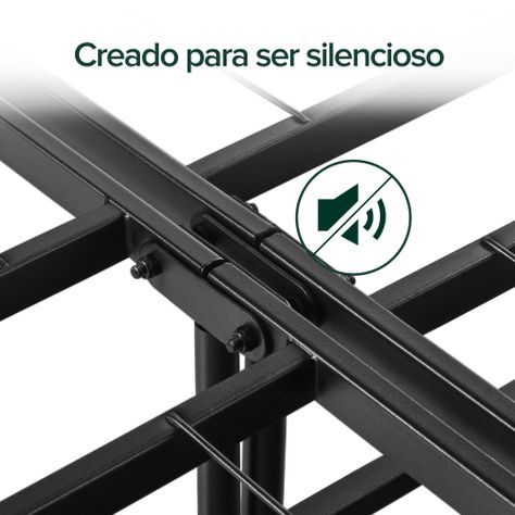 Base de cama SHAWN Zinus 1.5 plazas long 105x200x36cm-7