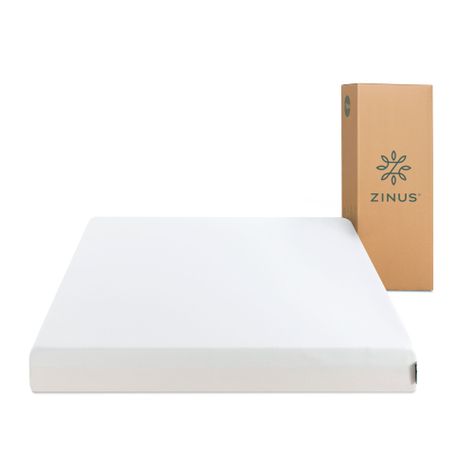 Colchón 1.5 Plazas Long Espuma Zinus Compact 105x200x15cm-0