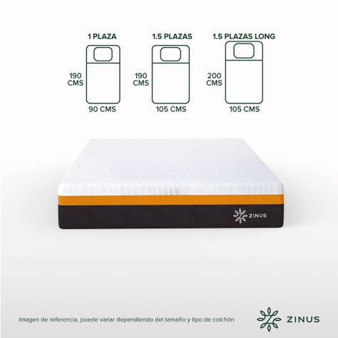Colchón Zinus Super King 200x200x30cm  Regula Temperatura-2
