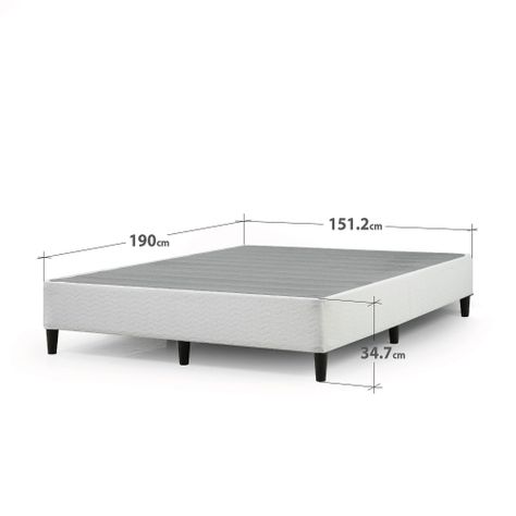 Base de cama KEENAN Zinus 2 plazas 150x190x36cm-1