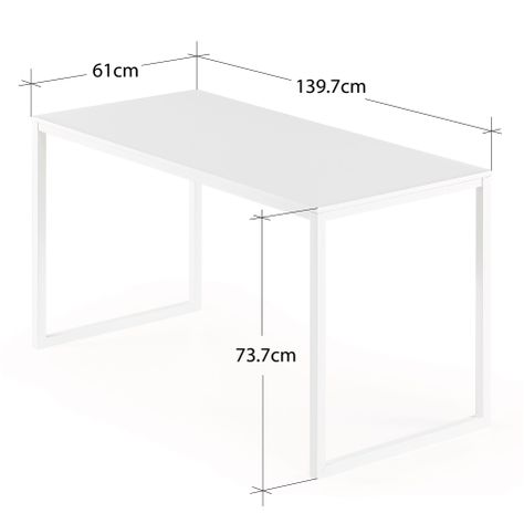 Mesa Modern Soho Zinus 140cms Vainilla-2