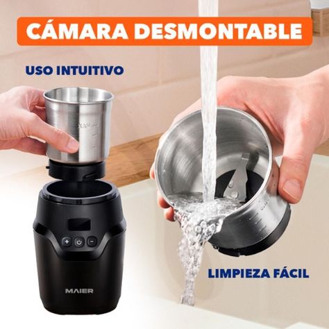 Molinillo Eléctrico De Cafe y Granos Moledor MAIER MC200-6