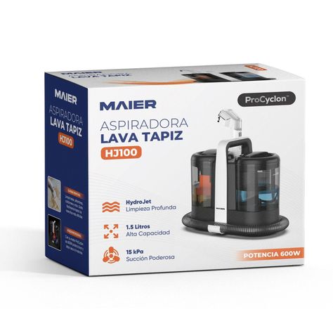 Aspiradora Lava Tapiz Alfombras Maier HJ100-4