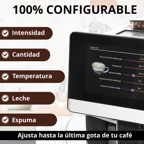 Cafetera Superautomatica Pro Hogar Oficina Maier Barista-5