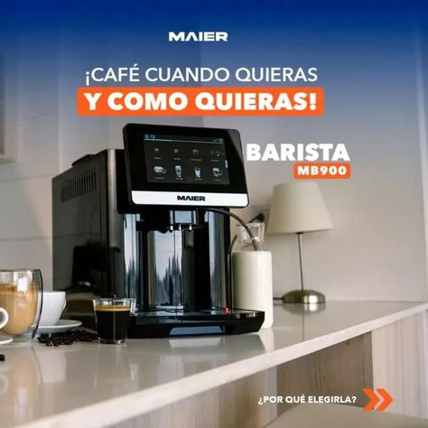 Cafetera Superautomatica Pro Hogar Oficina Maier Barista-1