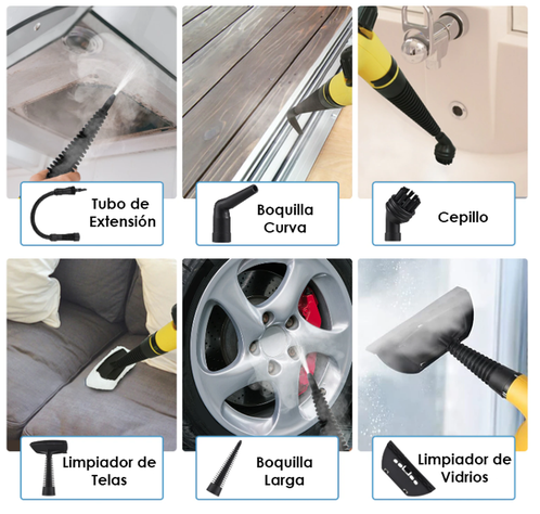 Limpiador Mopa a Vapor y Sanitizador Auto Casa PowerSteamer-2