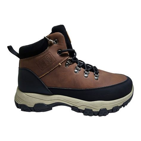 Zapatilla Hombre Marrón Caña New Walk-2