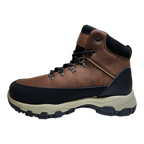 Zapatilla Hombre Marrón Caña New Walk-3