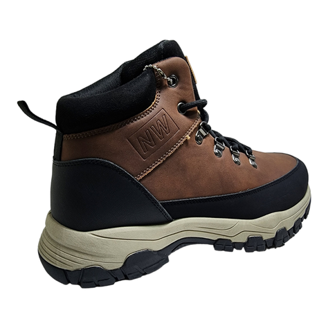 Zapatilla Hombre Marrón Caña New Walk-1
