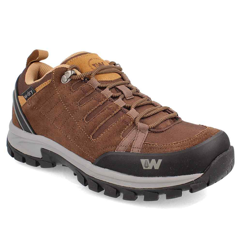 Zapatilla Weinbrenner Hombre Battuta Marrón Premium Cuero-0